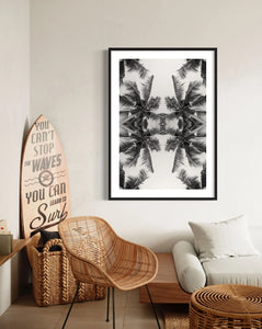 MadyMadlin-Tropical X mono-Symmetry Art-Living Room luxury Wall decor