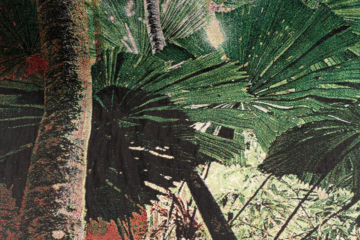 Daintree_Tapisserie_Decke_Großaufnahme_mit Fächerpalmen